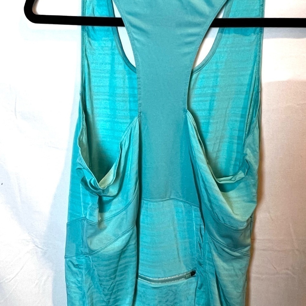 Athleta Tank Top Blue Stripe 1X - Picture 3 of 7